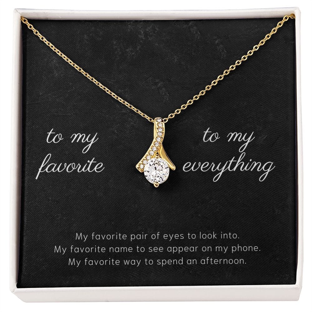 To My Favorite - My Favorite Pair Of Eyes - Alluring Beauty Necklace