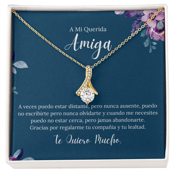 Regalo Para Amiga | Lealtad y Amor Inquebrantables | Alluring Beauty Necklace