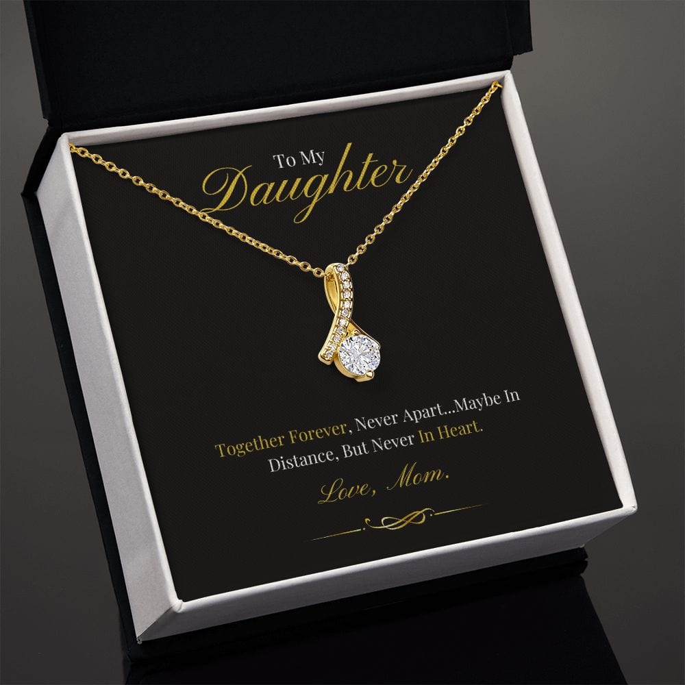 To My Daughter - Together Forever - Alluring Beauty Necklace