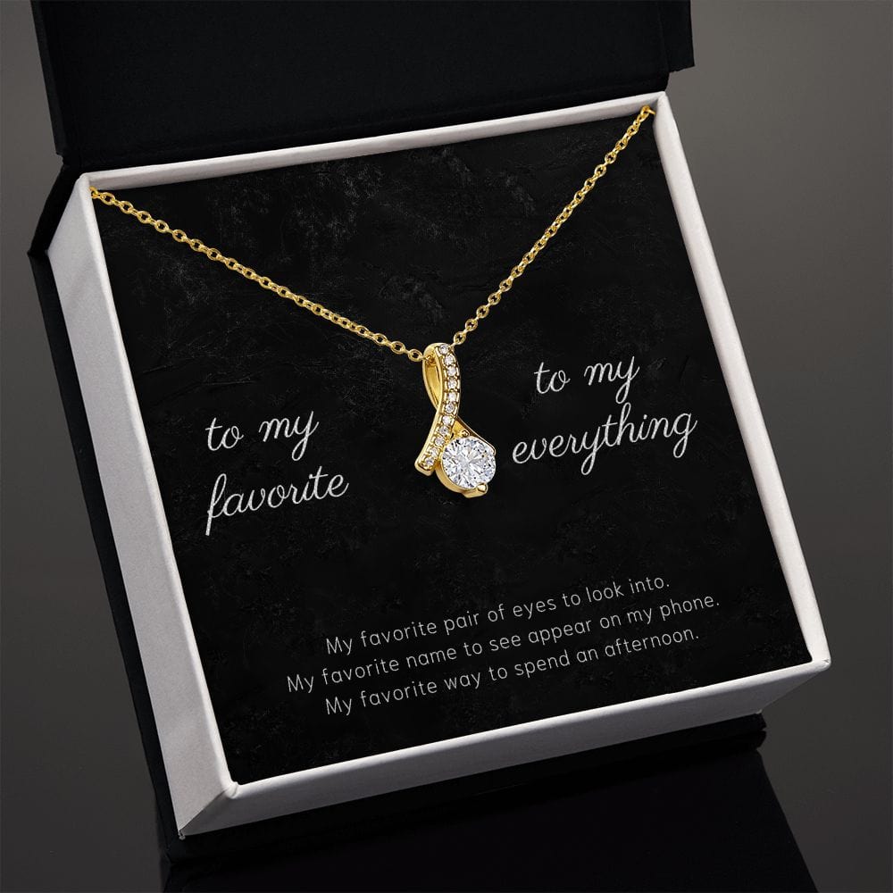 To My Favorite - My Favorite Pair Of Eyes - Alluring Beauty Necklace