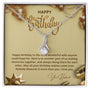 To My Wife - Happy Birthday - To The Most Wonderful Wife - Alluring Beauty Necklace