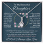 To My Beautiful Daughter - Alluring Beauty Necklace - 124AB