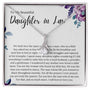 To My Beautiful Daughter In Law - We Both Love The Same Man - Alluring Beauty Necklace