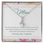 To My Mom - For All The Times That I Forgot To Thank You - Alluring Beauty Necklace