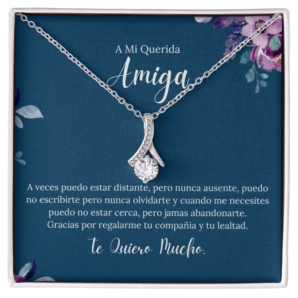 Regalo Para Amiga | Lealtad y Amor Inquebrantables | Alluring Beauty Necklace