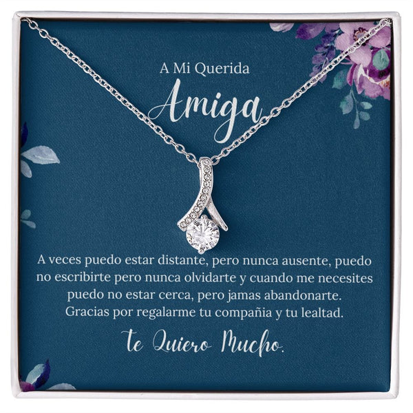 Regalo Para Amiga | Lealtad y Amor Inquebrantables | Alluring Beauty Necklace