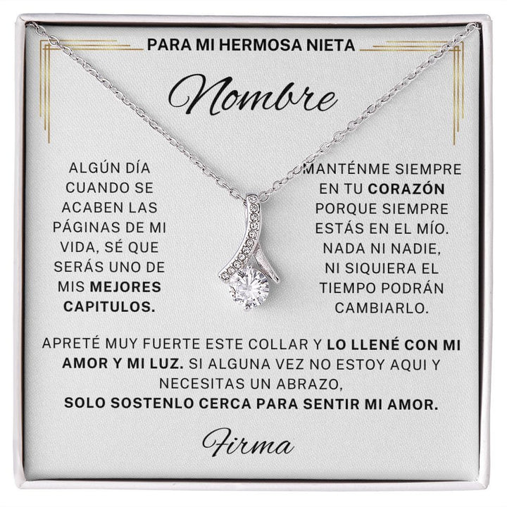 Regalo Para Nieta | Mi amor no cambia | Collar de belleza seductora