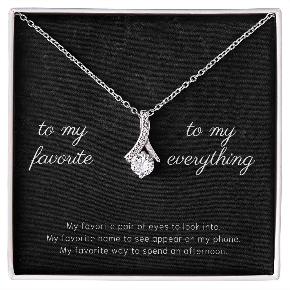 To My Favorite - My Favorite Pair Of Eyes - Alluring Beauty Necklace