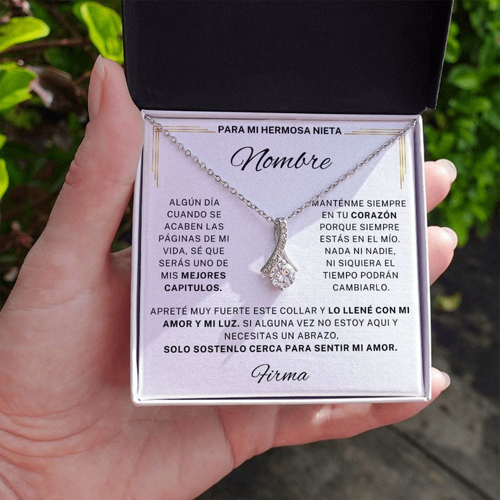 Regalo Para Nieta | Mi amor no cambia | Collar de belleza seductora