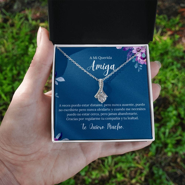 Regalo Para Amiga | Lealtad y Amor Inquebrantables | Collar Belleza Cautivadora