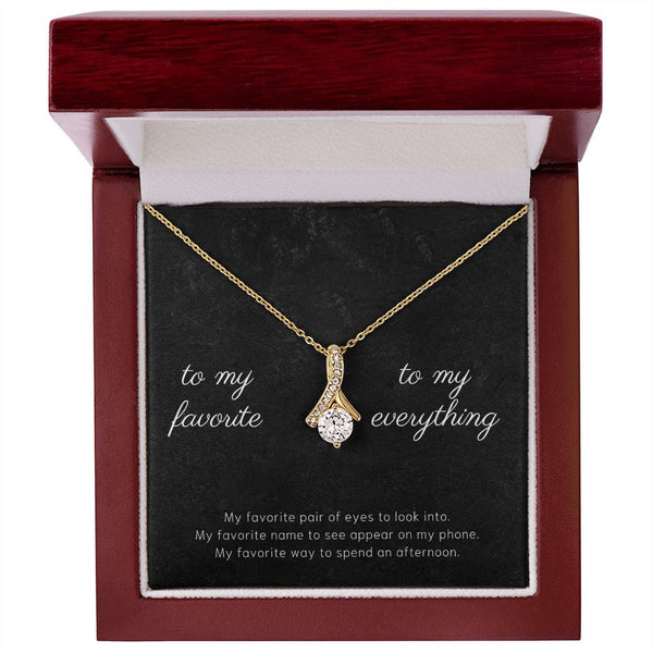 To My Favorite - My Favorite Pair Of Eyes - Alluring Beauty Necklace