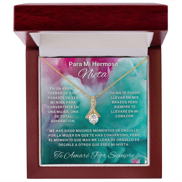 Regalo Para  Nieta | Un amor eterno | Alluring Beauty Necklace
