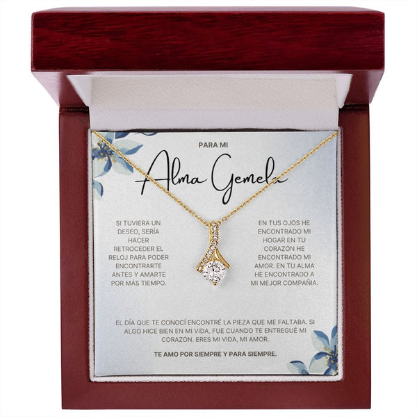 Regalo Para Novia/Esposa | Para Siempre | Collar de belleza seductora
