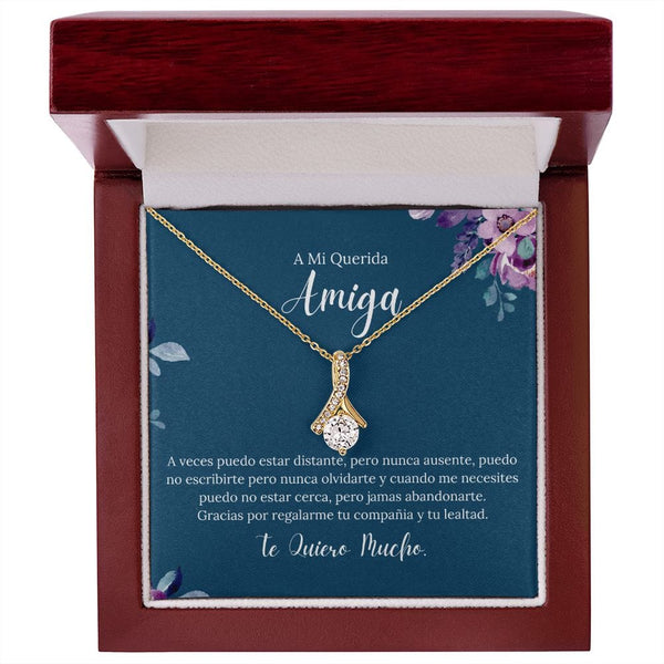 Regalo Para Amiga | Lealtad y Amor Inquebrantables | Alluring Beauty Necklace