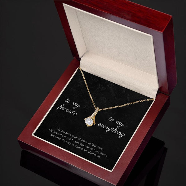 To My Favorite - My Favorite Pair Of Eyes - Alluring Beauty Necklace