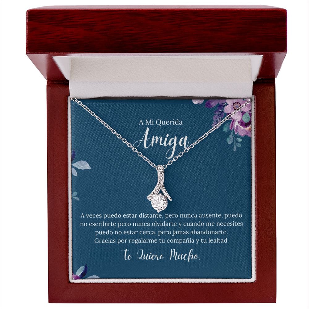 Regalo Para Amiga | Lealtad y Amor Inquebrantables | Alluring Beauty Necklace