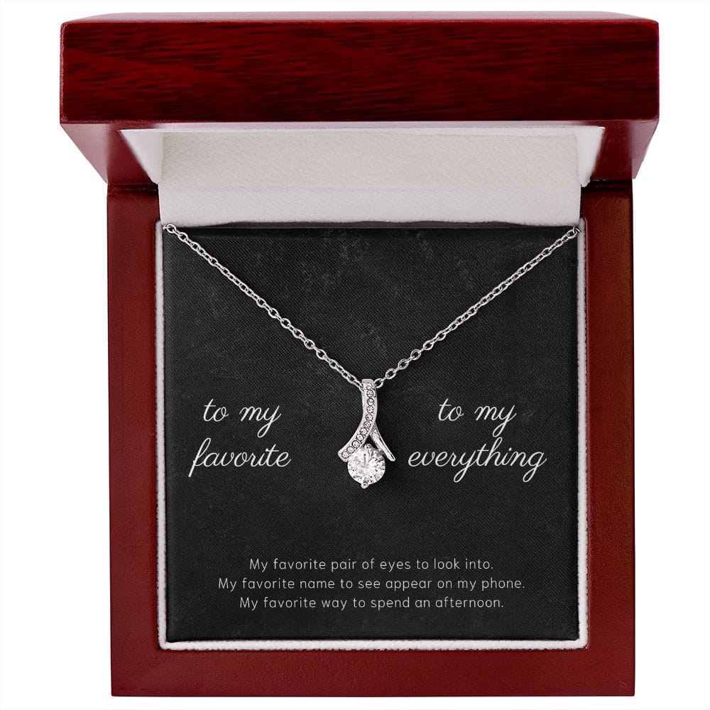 To My Favorite - My Favorite Pair Of Eyes - Alluring Beauty Necklace