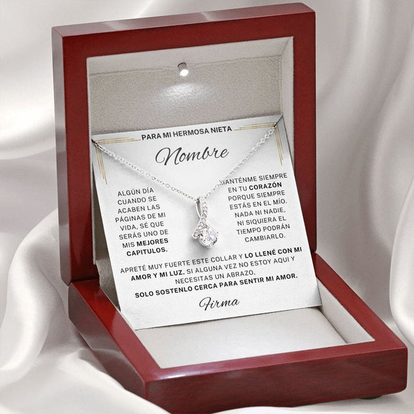 Regalo Para Nieta | Mi amor no cambia | Collar Alluring Beauty