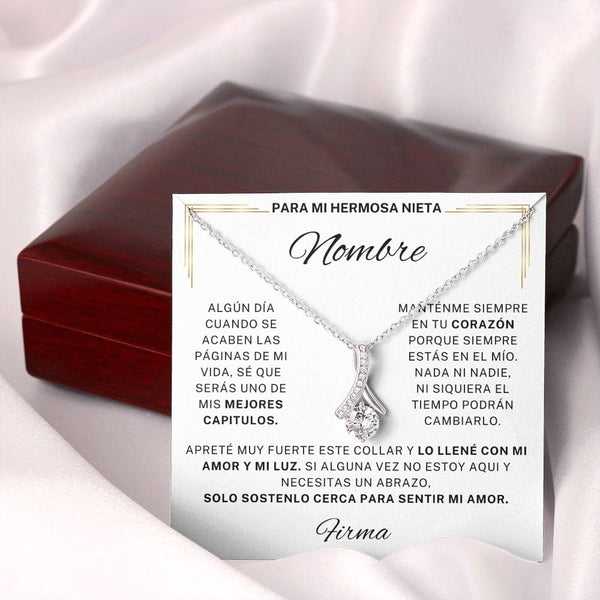 Regalo Para Nieta | Mi amor no cambia | Collar Alluring Beauty