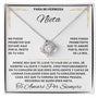 Regalo Para Nieta | Siempre Te Amaré |  Collar Love Knot (Personalizable)