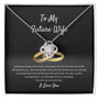 To My Future Wife - I Want You Today - Love Knot Necklace
