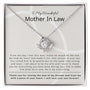 To My Wonderful Mother In Law - From The Day I Met This Man - Love Knot Necklace