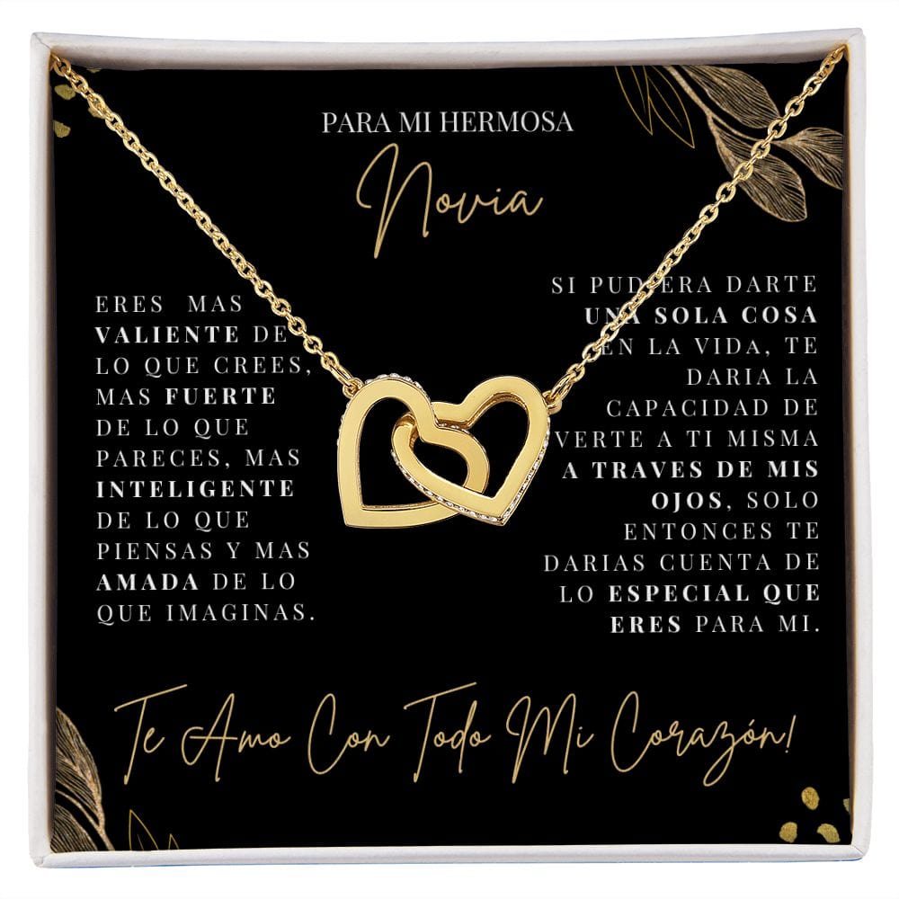 Para Mi Hermosa Novia - Collar de Corazones Entrelazados - 202IH