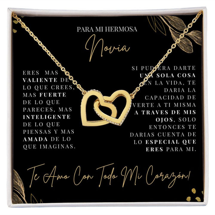 Para Mi Hermosa Novia - Collar de Corazones Entrelazados - 202IH
