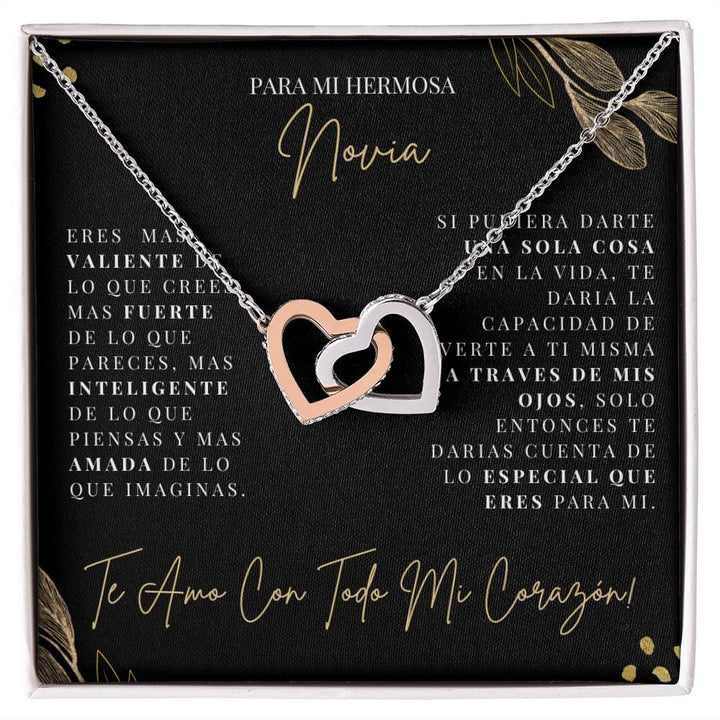 Para Mi Hermosa Novia - Collar de Corazones Entrelazados - 202IH