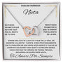 Regalo Para Nieta | Sé fuerte y valiente | Corazones Entrelazados (Personalizable)