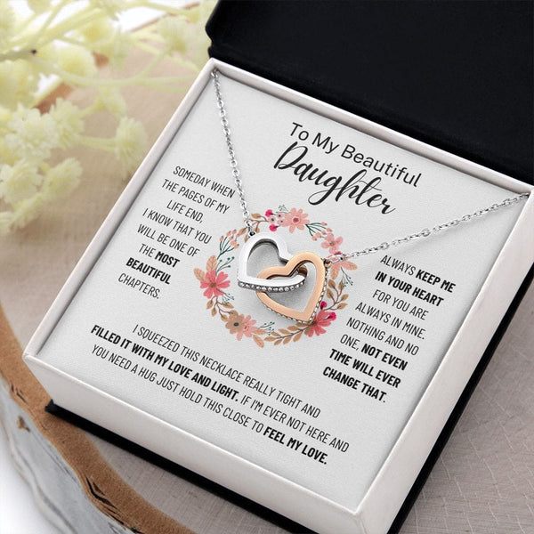 To My Beautiful Daughter - Interlocking Hearts - SO115