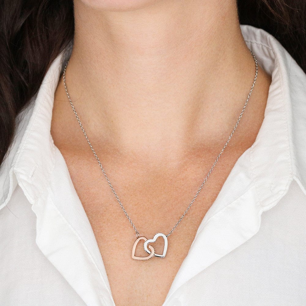 Regalo Para Novia/Esposa | Te Amo | Collar de corazones entrelazados