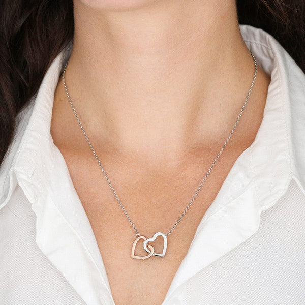 Regalo Para Novia/Esposa | Te Amo | Collar de corazones entrelazados