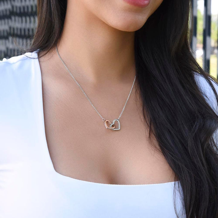 Para Mi Hermana - Collar De Corazones Entrelazados - 205AB