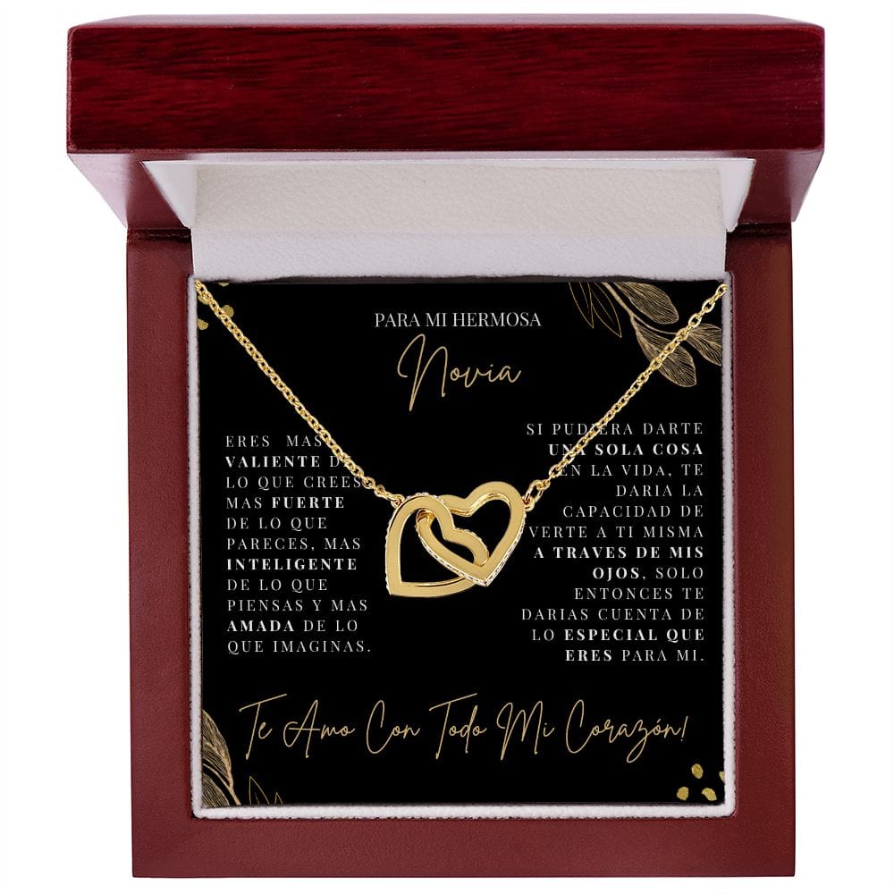Para Mi Hermosa Novia - Collar de Corazones Entrelazados - 202IH