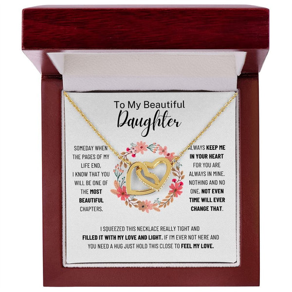 To My Beautiful Daughter - Interlocking Hearts - SO115