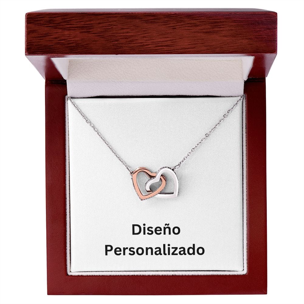 Corazones Entrelazados - Diseño Personalizado