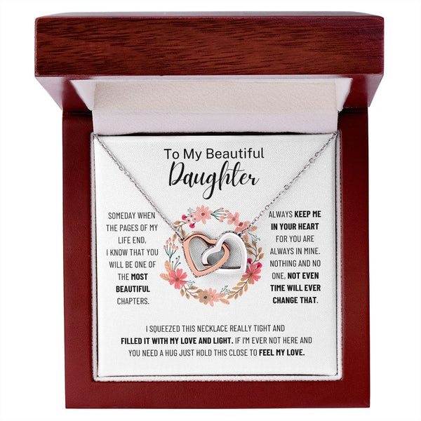 To My Beautiful Daughter - Interlocking Hearts - SO115