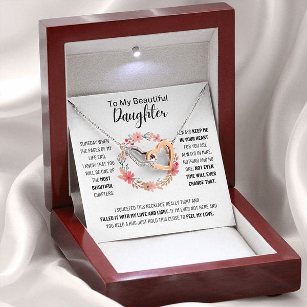 To My Beautiful Daughter - Interlocking Hearts - SO115