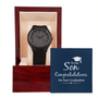 To Our Son - Congratulations On Your Graduation - Wooden Watch