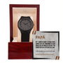 Regalo Para Papa | El Mejor Papá | Reloj de Madera