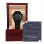 To My Boyfriend - When You Wear This - Black Chronograph Watch