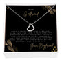 To My Girlfriend - When I Am By Your Side - Delicate Heart Necklace