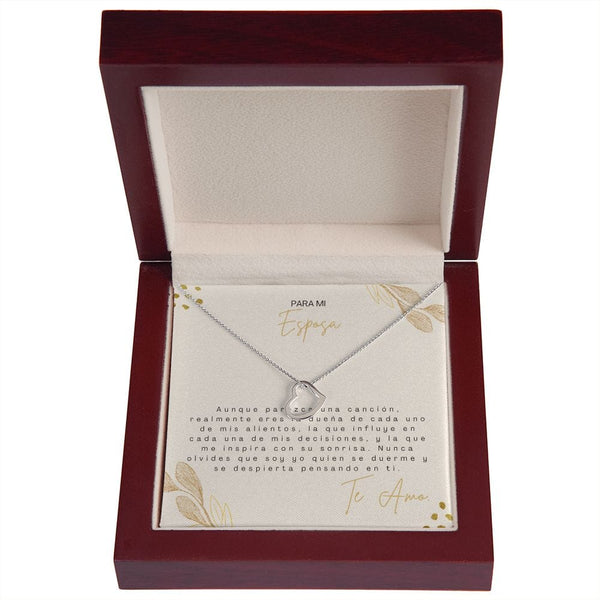 Regalo Para Esposa | Mi futuro  | Collar de corazón delicado