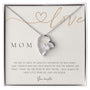 To My Mom - You Are My Rock - Forever Love Necklace