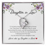 Daughter In Law - To My Bonus Daughter - Forever Love Necklace