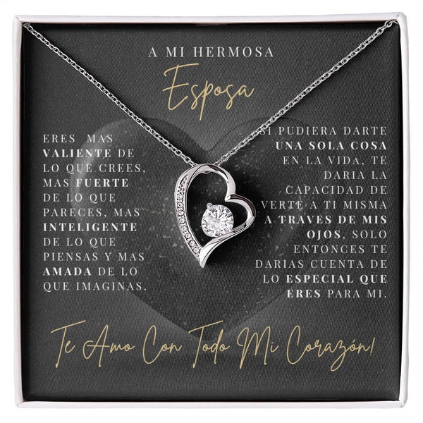 Regalo Para Esposa | Eres mi todo | Collar Amor para siempre