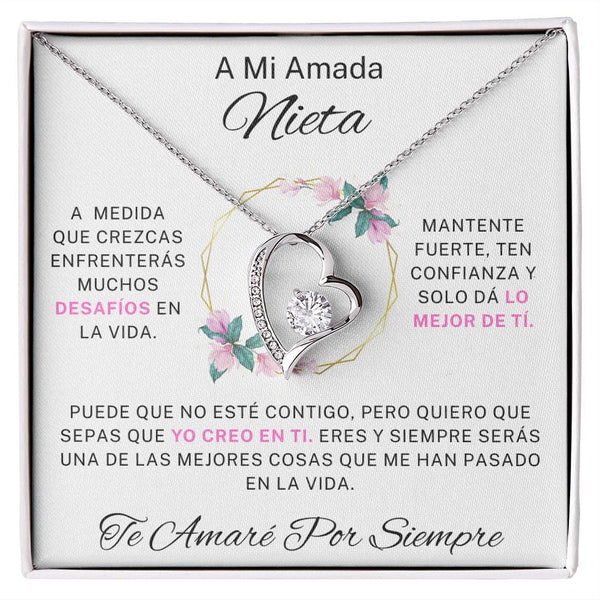 A Mi Amada Nieta - Forever Love Necklace - 154FL