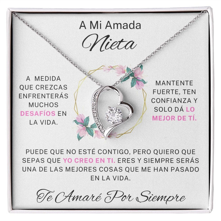 A Mi Amada Nieta - Forever Love Necklace - 154FL