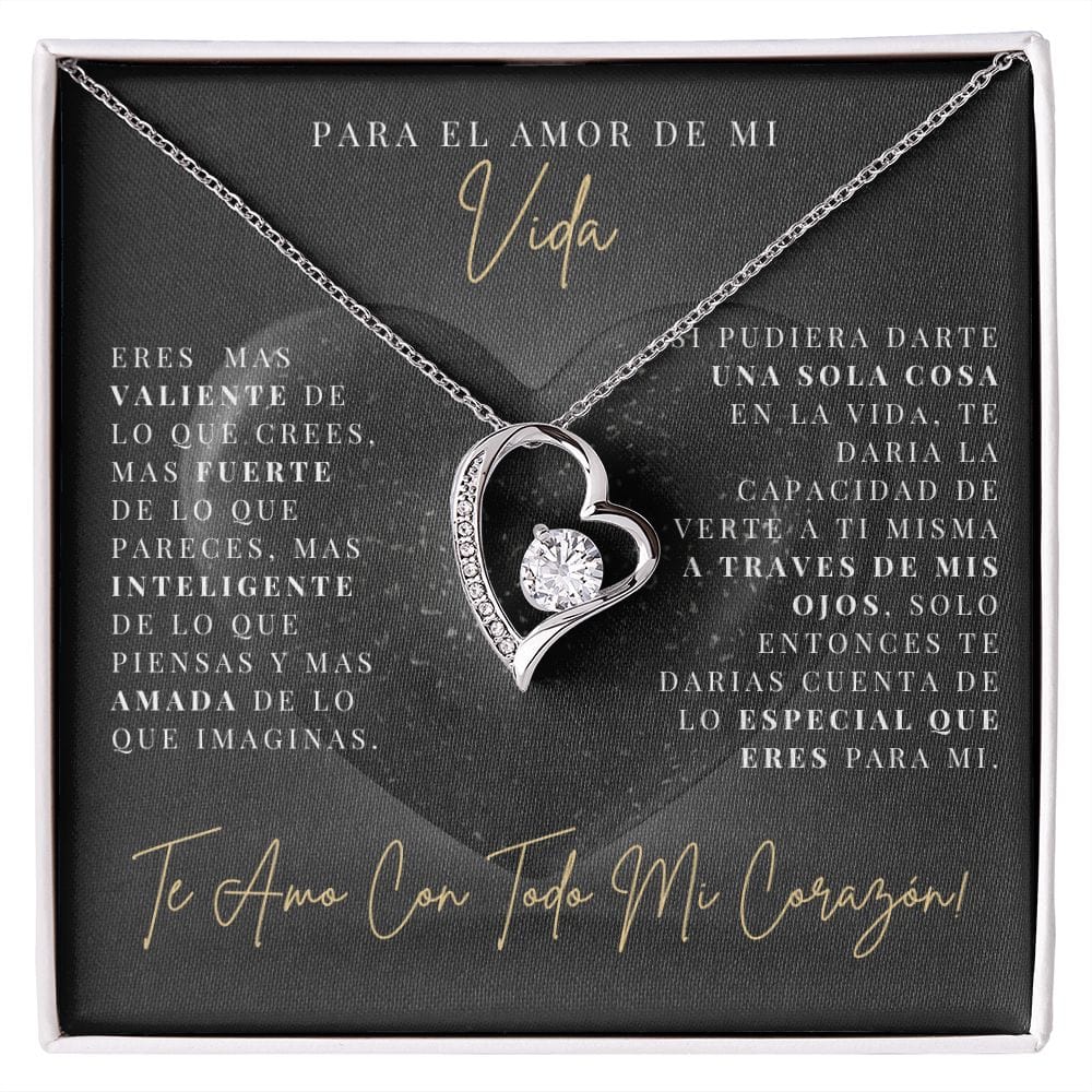 Regalo Para Novia/Esposa | Mas Intelegente | Collar Amor para siempre